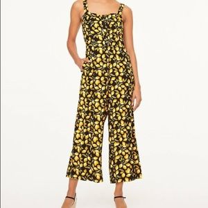 NWT Loft Lemon Jumpsuit Size L Petite